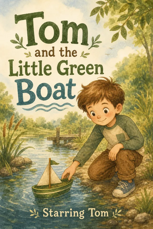 The cover it became — Tom and the Little Green Boat